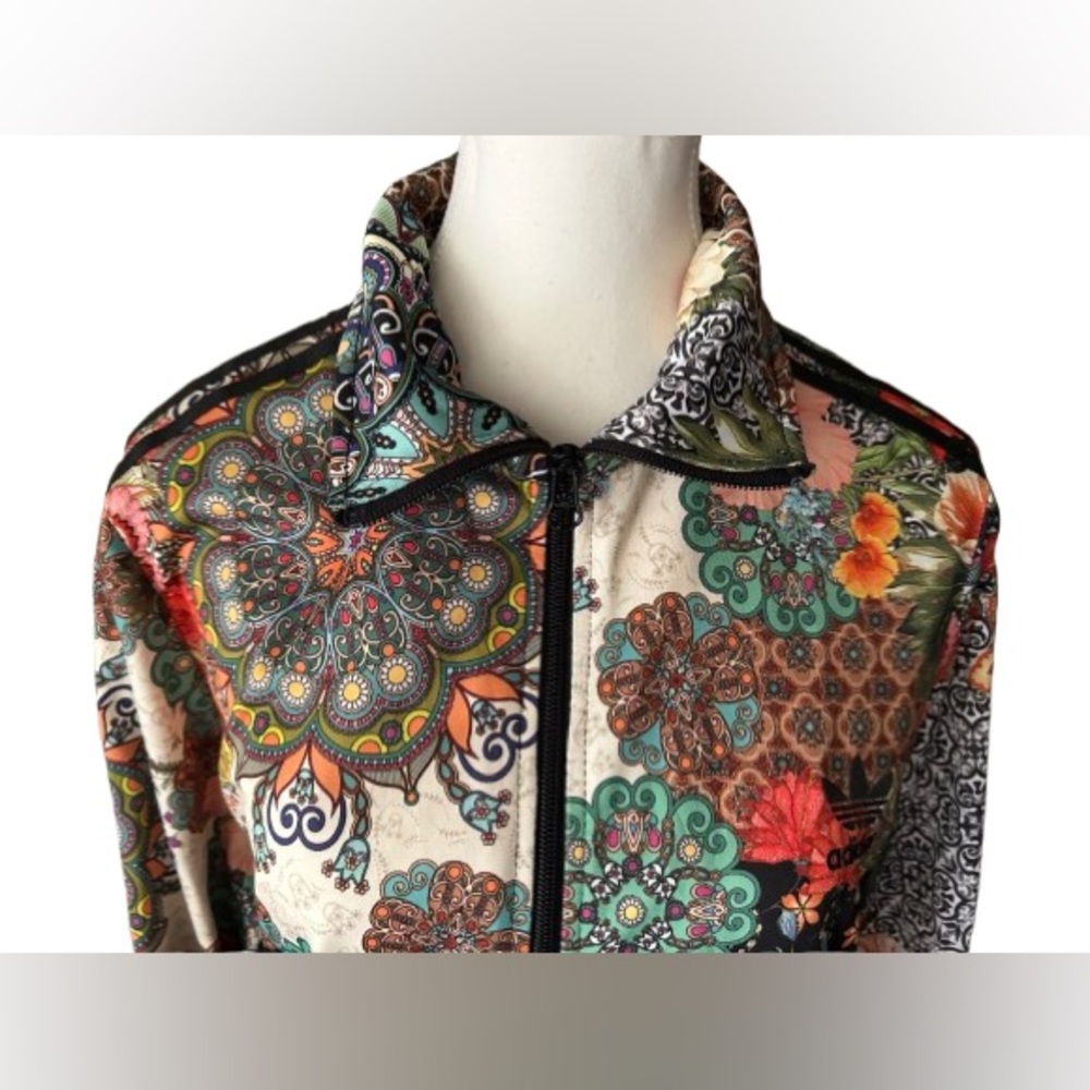 Adidas Farm Rio Jardim Agharta Multicolor 
Jacket Track Workout Floral Boho - Picture 3 of 16